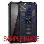 Wholesale Tuff Armor Hybrid Stand Case with Magnetic Plate for Samsung Galaxy S20 FE 5G (Navy Blue)